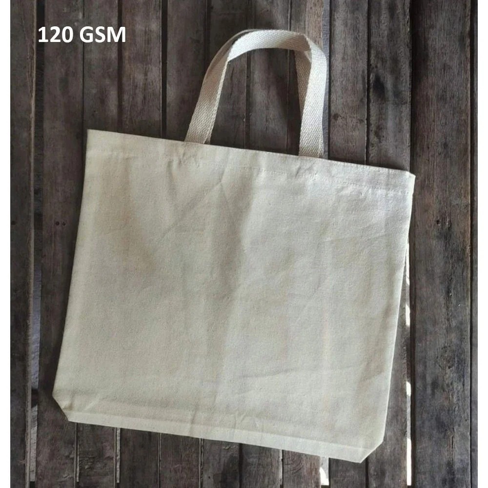 Plain Canvas Tote 120 GSM