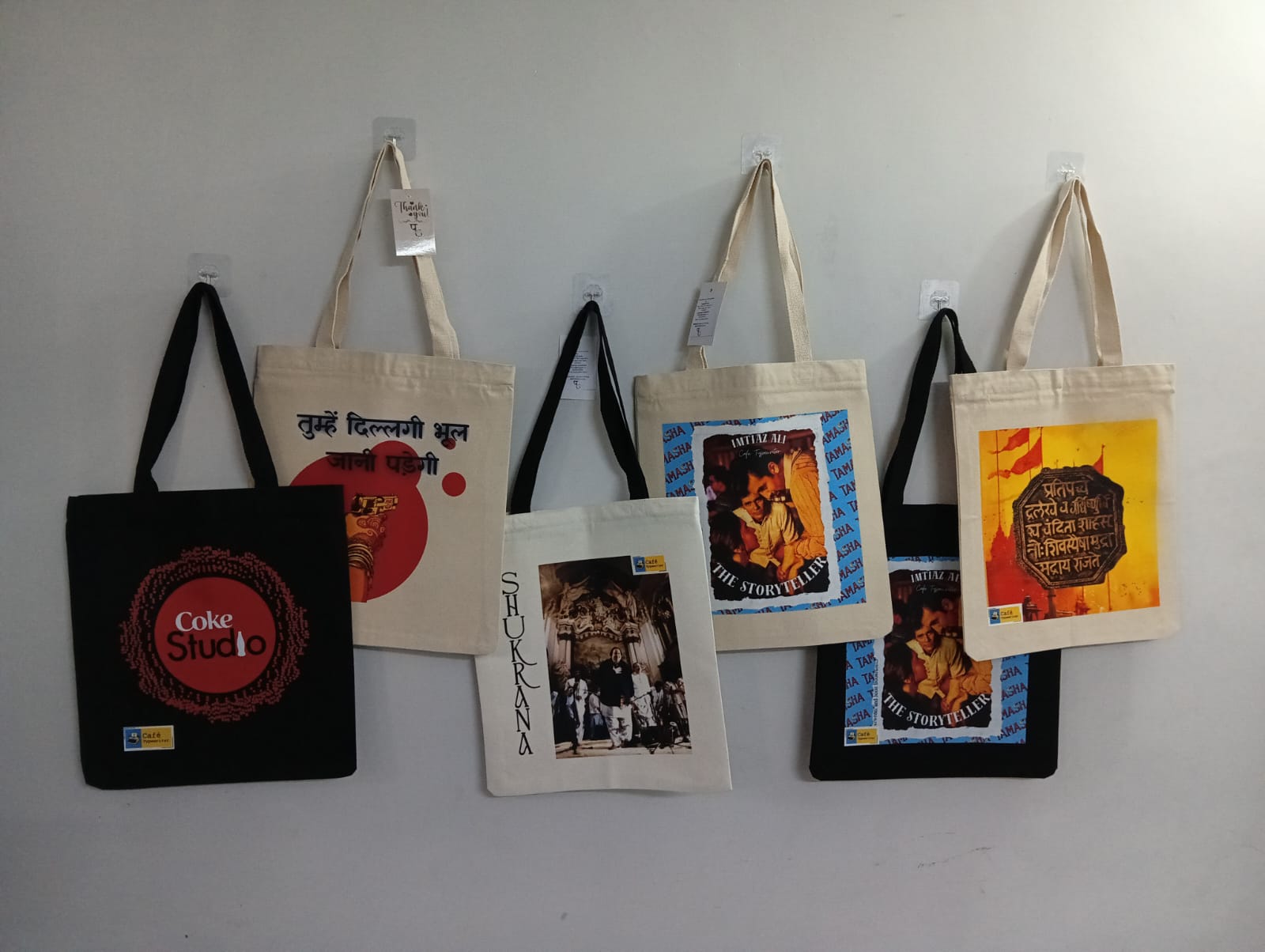 Wall Display Printed Tote Collection